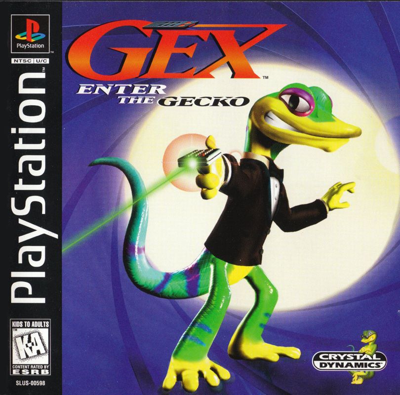 Gex box art for Playstation